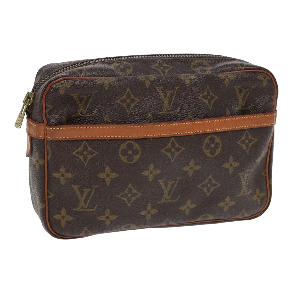 LOUIS VUITTON Monogram Compiegne 23 Clutch Bag M51847 LV Auth 83470