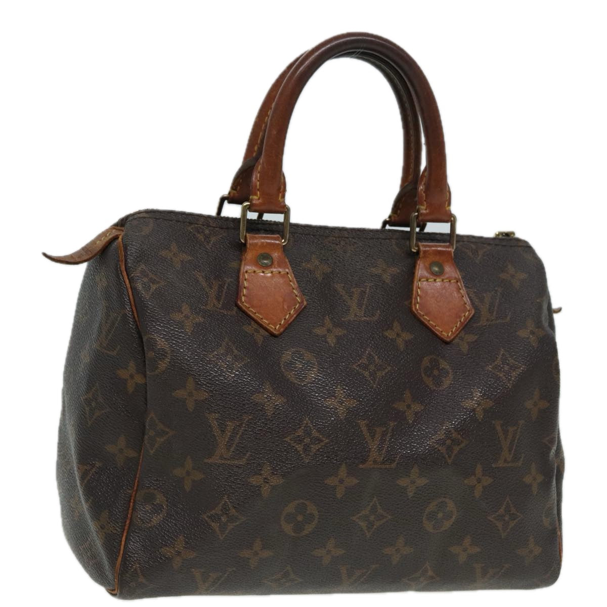 LOUIS VUITTON Monogram Speedy 25 Hand Bag M41528 LV Auth 83478