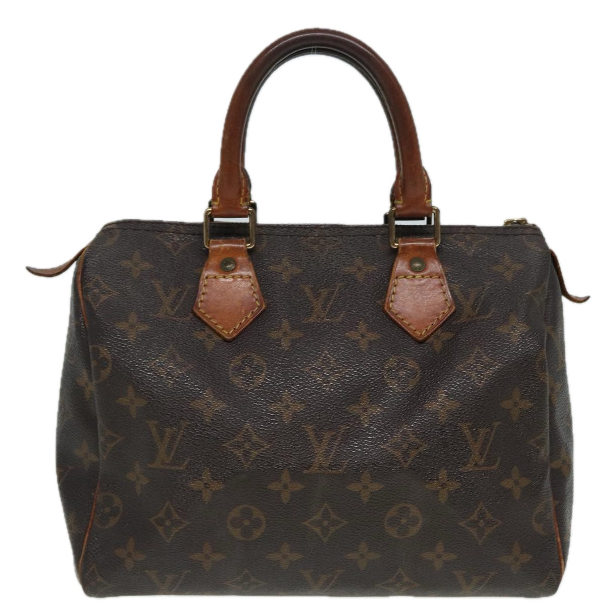 LOUIS VUITTON Monogram Speedy 25 Hand Bag M41528 LV Auth 83478