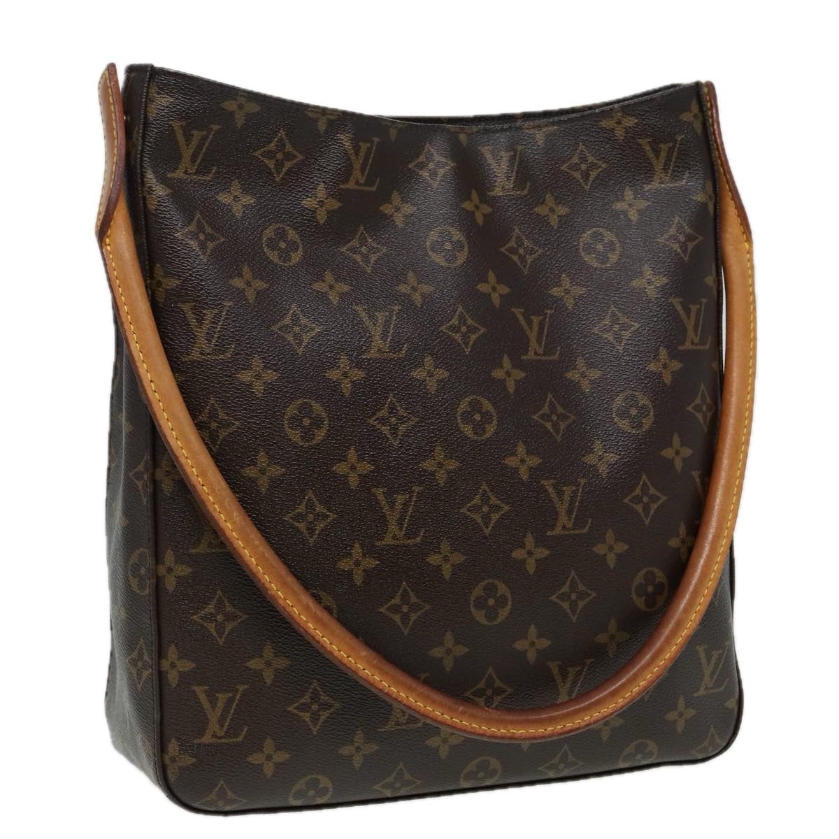 LOUIS VUITTON Monogram Looping GM Shoulder Bag M51145 LV Auth 83480