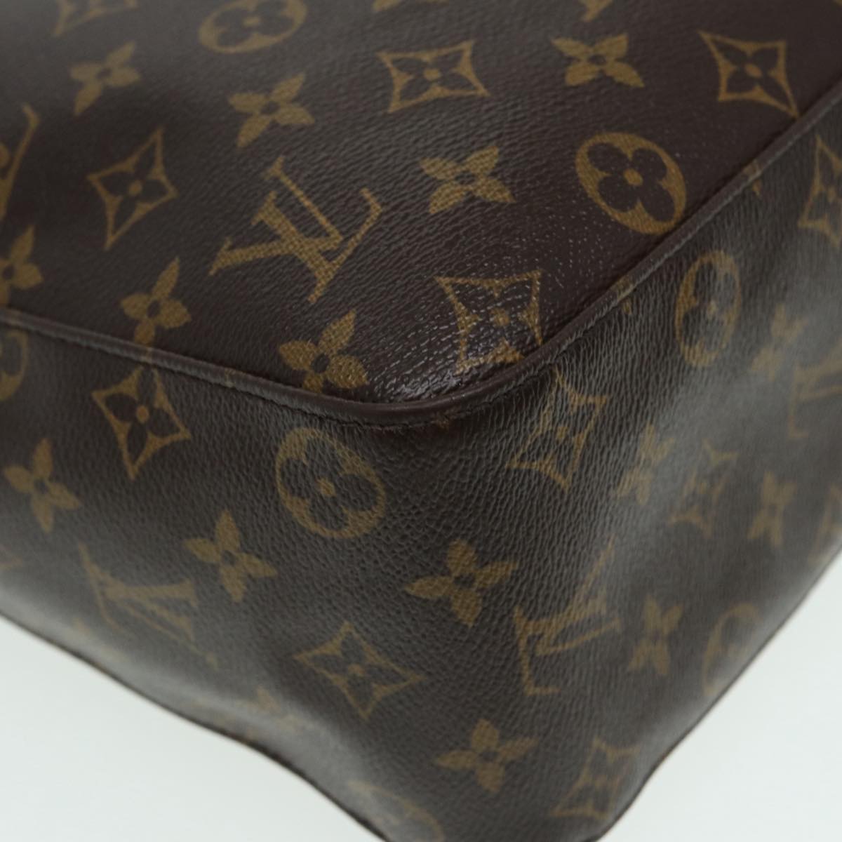 LOUIS VUITTON Monogram Looping GM Shoulder Bag M51145 LV Auth 83480