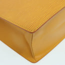 LOUIS VUITTON Epi Sac Plat Hand Bag Yellow M52079 LV Auth 83482-8