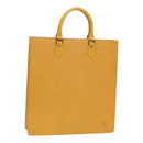 LOUIS VUITTON Epi Sac Plat Hand Bag Yellow M52079 LV Auth 83482-1