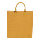 LOUIS VUITTON Epi Sac Plat Hand Bag Yellow M52079 LV Auth 83482-13