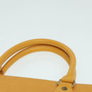 LOUIS VUITTON Epi Sac Plat Hand Bag Yellow M52079 LV Auth 83482-14