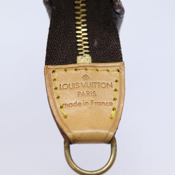LOUIS VUITTON Monogram Bucket PM Accessory Pouch LV Auth 83505