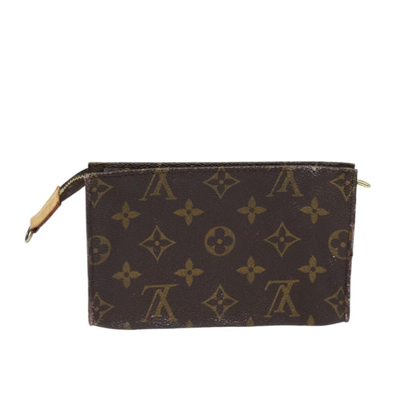 LOUIS VUITTON Monogram Bucket PM Accessory Pouch LV Auth 83505