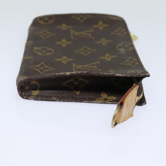 LOUIS VUITTON Monogram Bucket PM Accessory Pouch LV Auth 83505