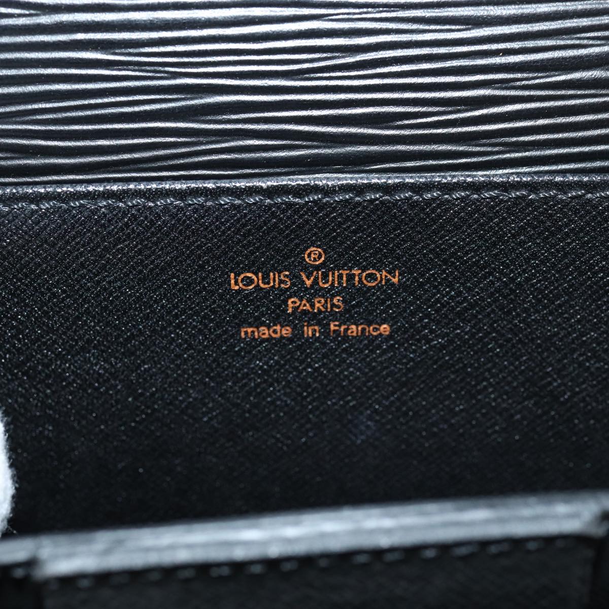 LOUIS VUITTON Epi Serviette Conseiller Briefcase Black M54422 LV Auth 83517