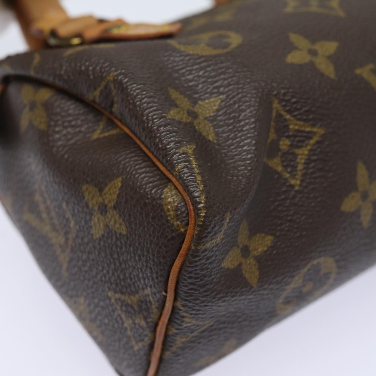 LOUIS VUITTON Monogram Mini Speedy Hand Bag M41534 LV Auth 83523