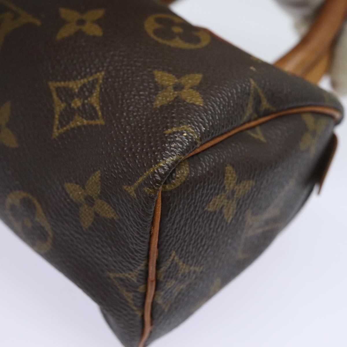 LOUIS VUITTON Monogram Mini Speedy Hand Bag M41534 LV Auth 83523