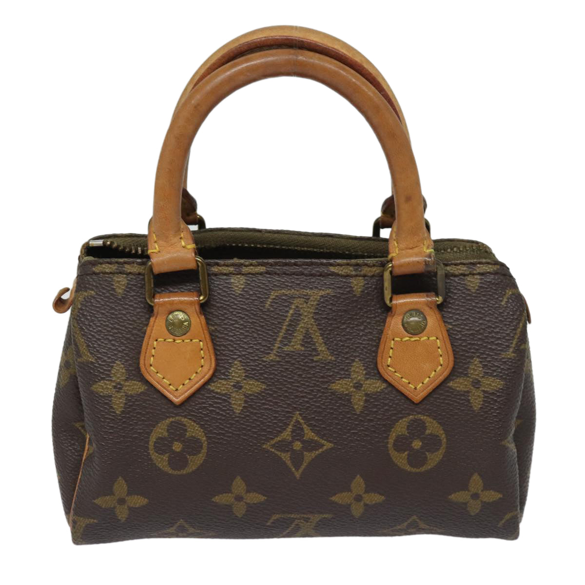 LOUIS VUITTON Monogram Mini Speedy Hand Bag M41534 LV Auth 83523 - 0