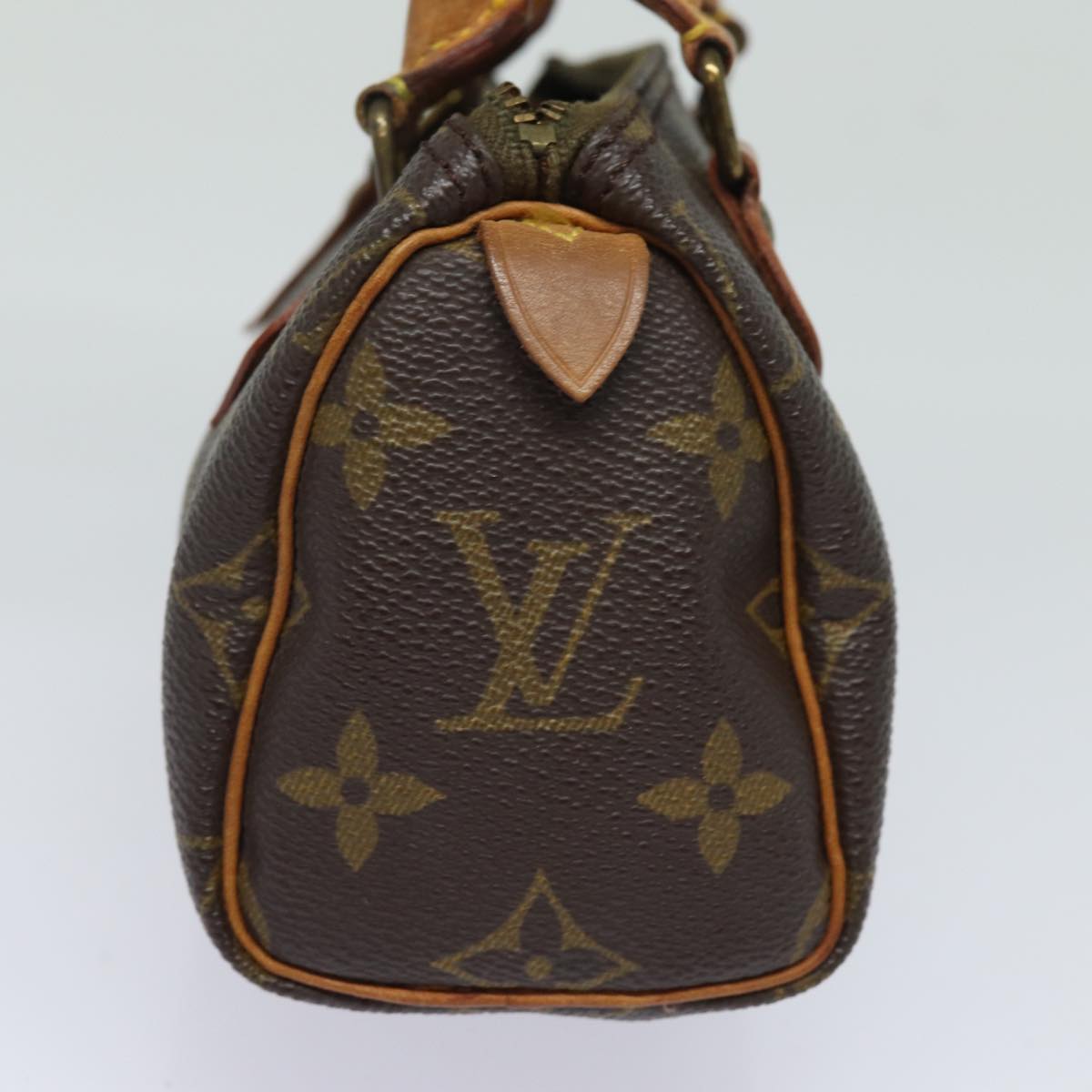 LOUIS VUITTON Monogram Mini Speedy Hand Bag M41534 LV Auth 83523