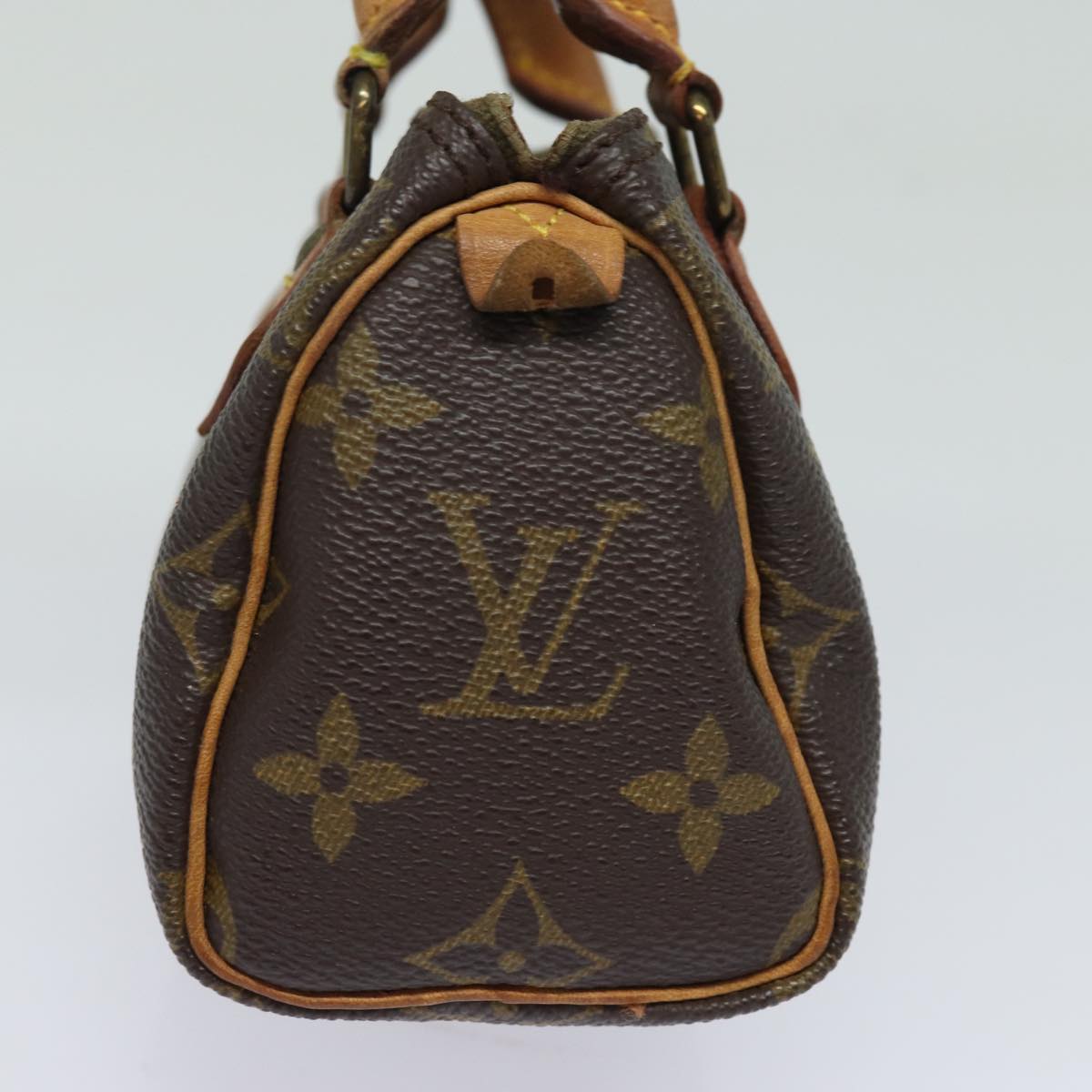 LOUIS VUITTON Monogram Mini Speedy Hand Bag M41534 LV Auth 83523