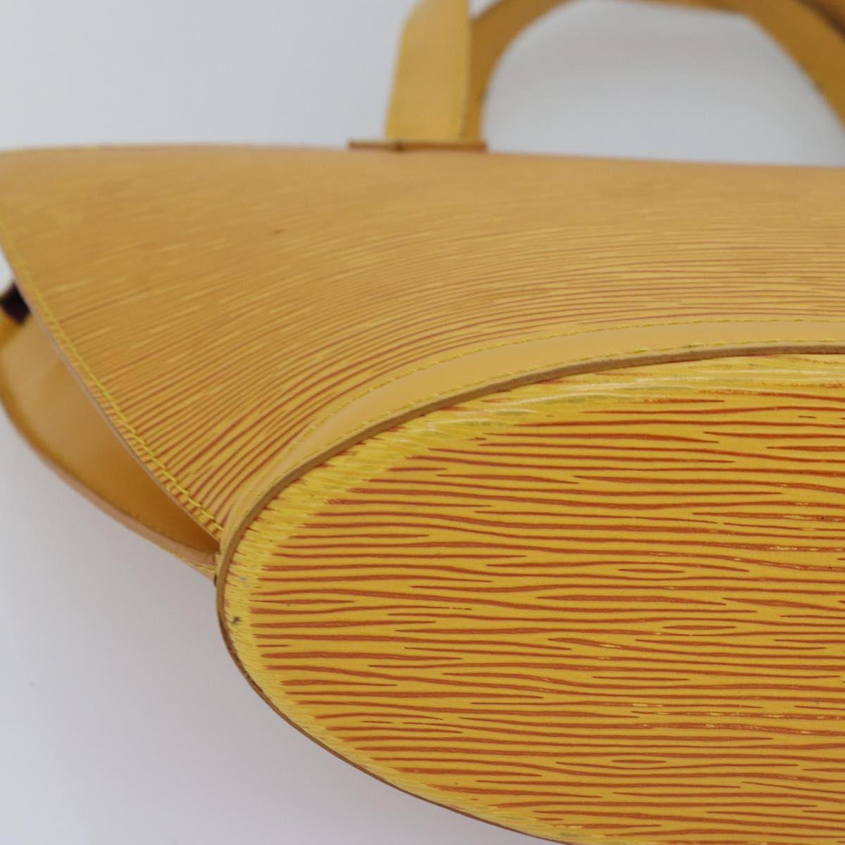 LOUIS VUITTON Epi Saint Jacques Hand Bag Yellow M52279 LV Auth 83531