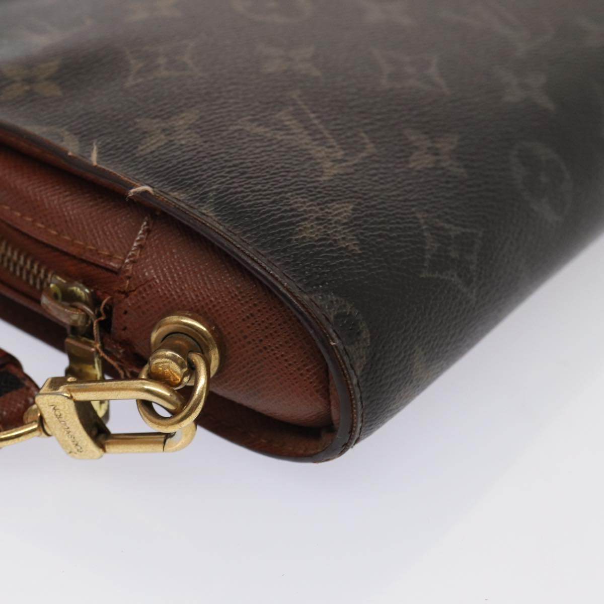 LOUIS VUITTON Monogram Orsay Clutch Bag M51790 LV Auth 83539