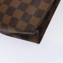 LOUIS VUITTON Damier Ebene Poche Toilette 26 Pouch N47543 LV Auth 83540-15