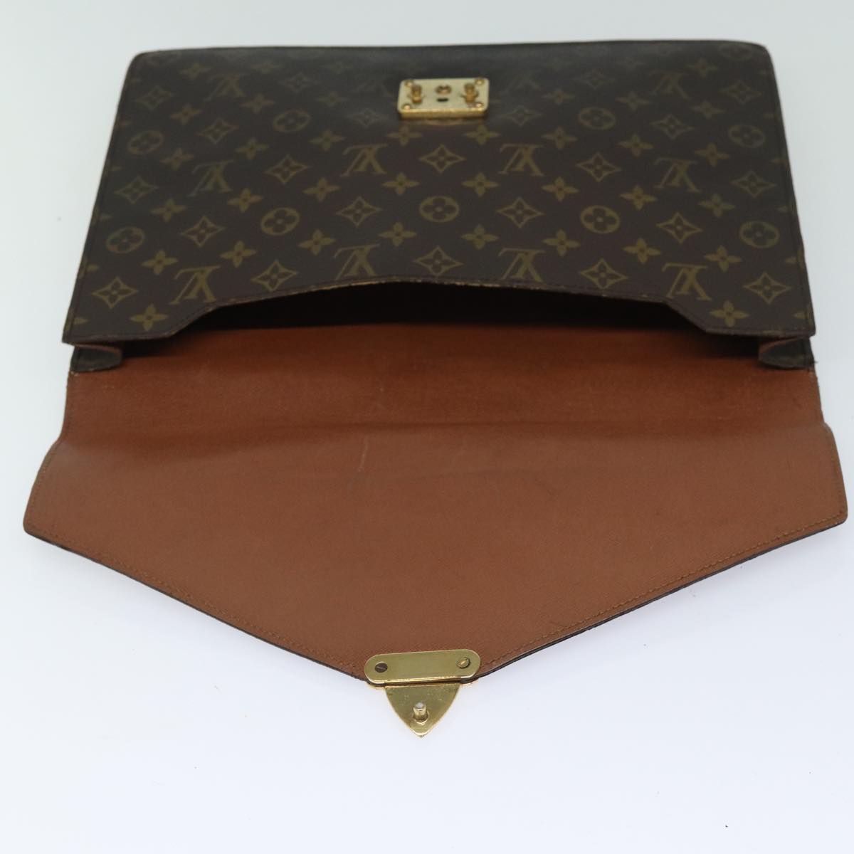 LOUIS VUITTON Monogram Porte Documents Senatur Briefcase M53335 LV Auth 83552