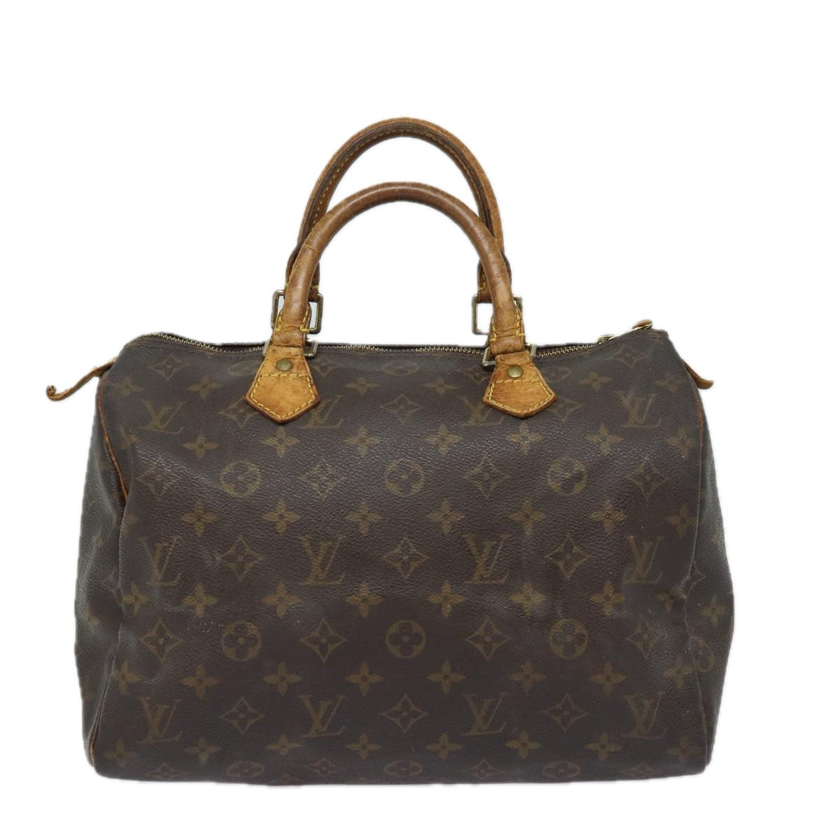 LOUIS VUITTON Monogram Speedy 30 Hand Bag M41526 LV Auth 83554