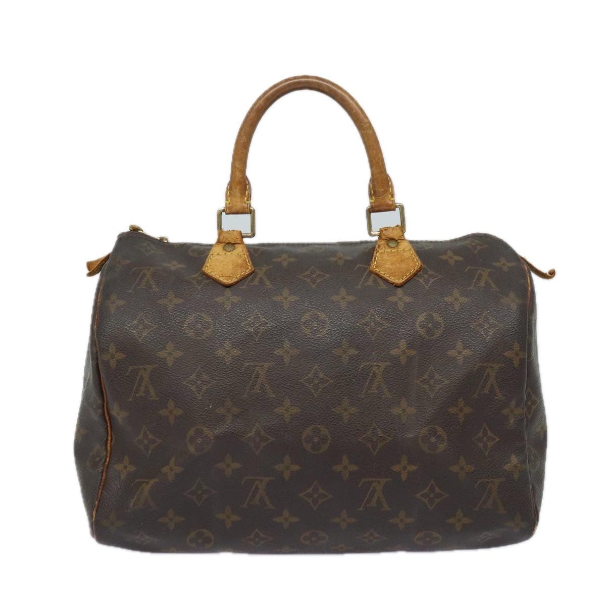 LOUIS VUITTON Monogram Speedy 30 Hand Bag M41526 LV Auth 83554