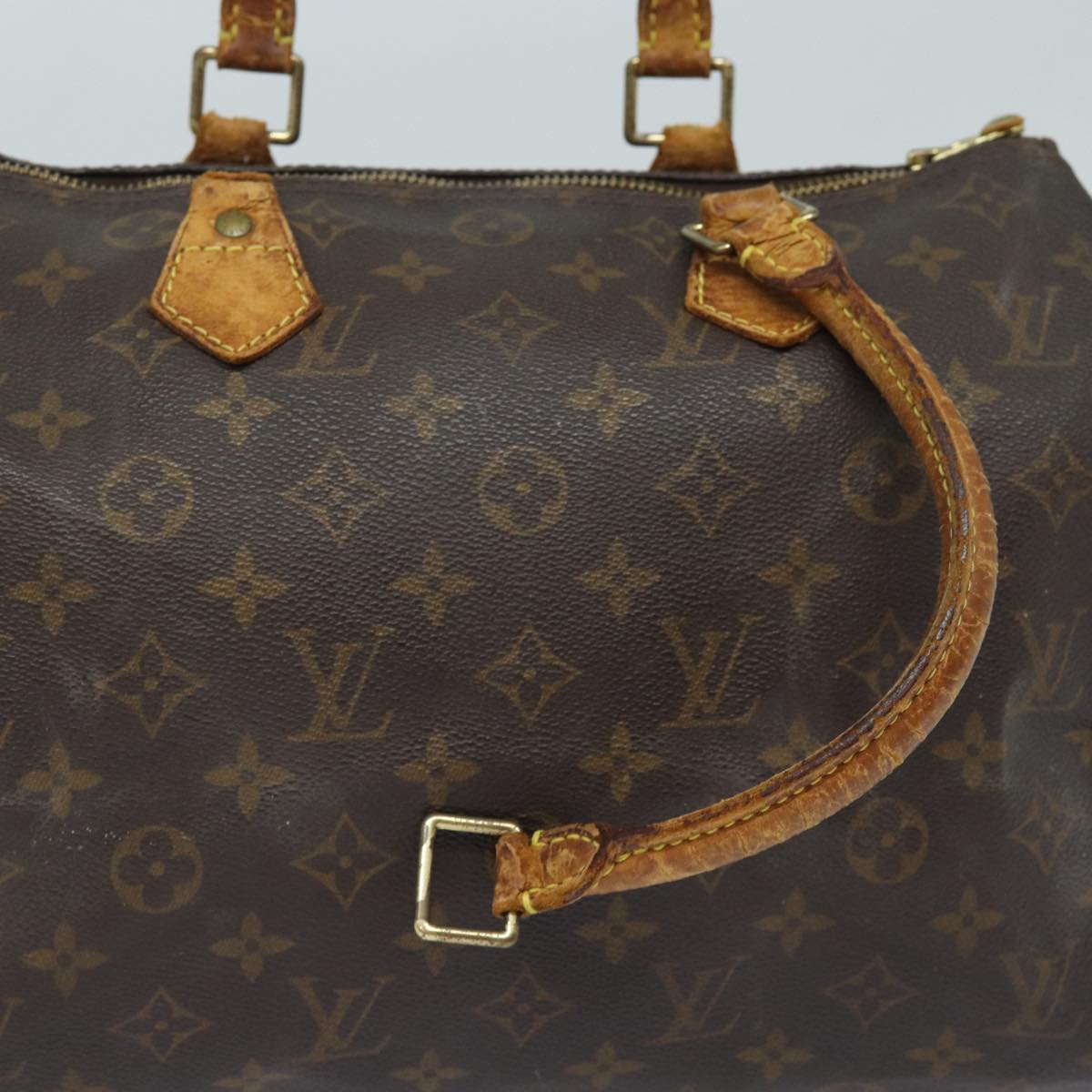 LOUIS VUITTON Monogram Speedy 30 Hand Bag M41526 LV Auth 83554