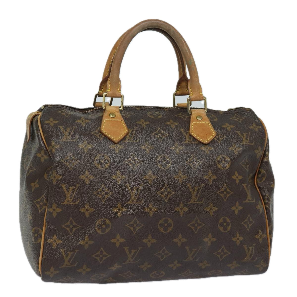 LOUIS VUITTON Monogram Speedy 30 Hand Bag M41526 LV Auth 83555