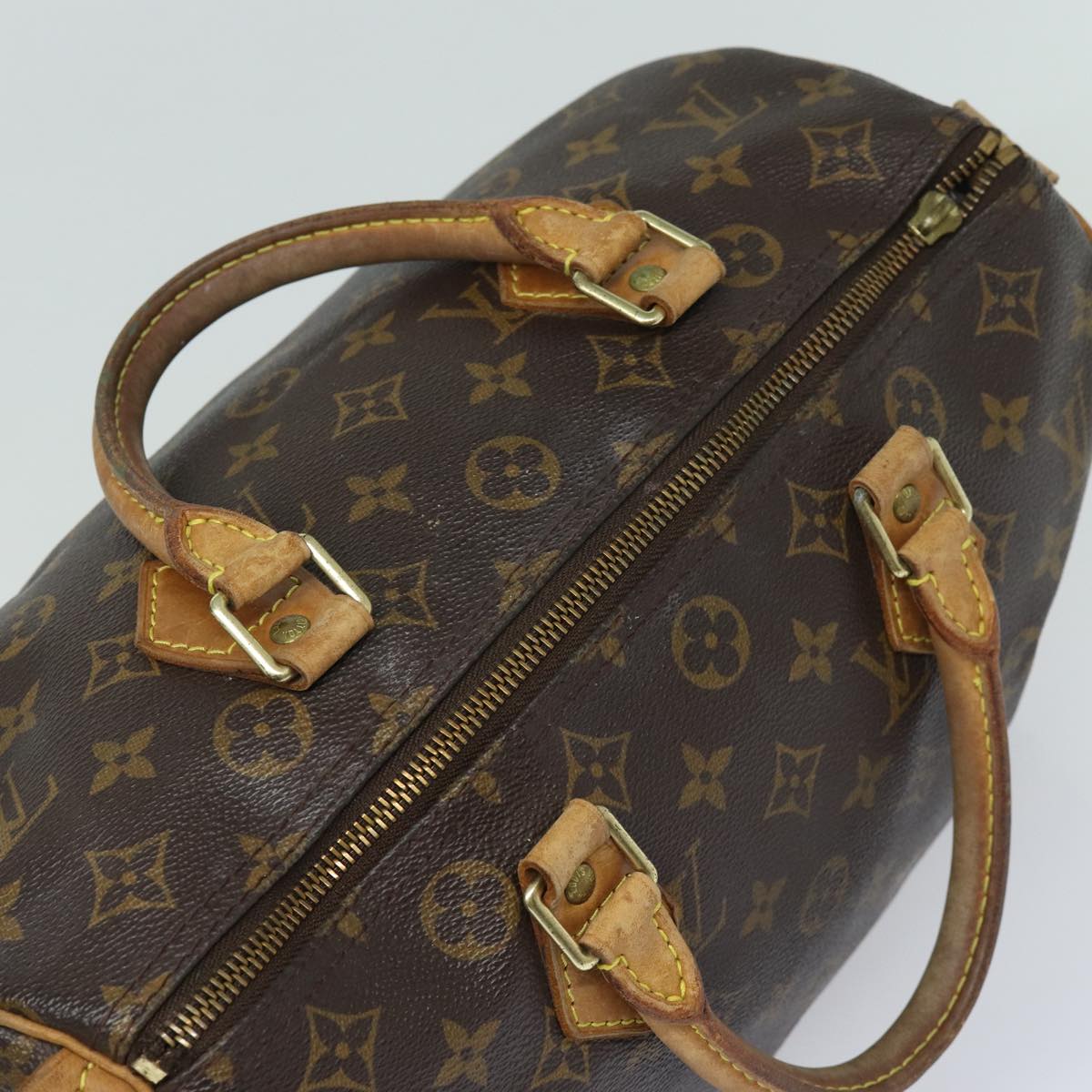 LOUIS VUITTON Monogram Speedy 30 Hand Bag M41526 LV Auth 83555