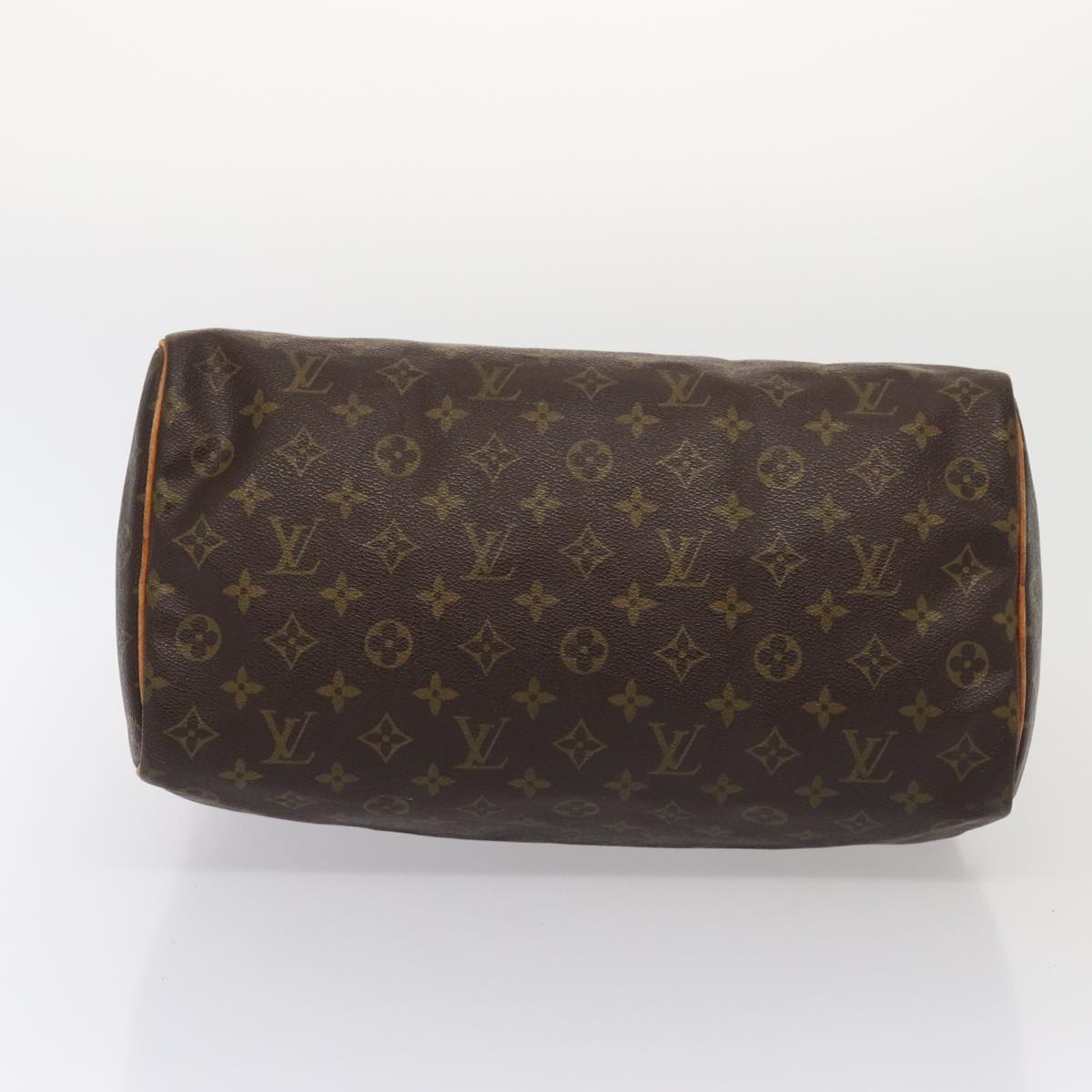 LOUIS VUITTON Monogram Speedy 35 Hand Bag M41524 LV Auth 83556