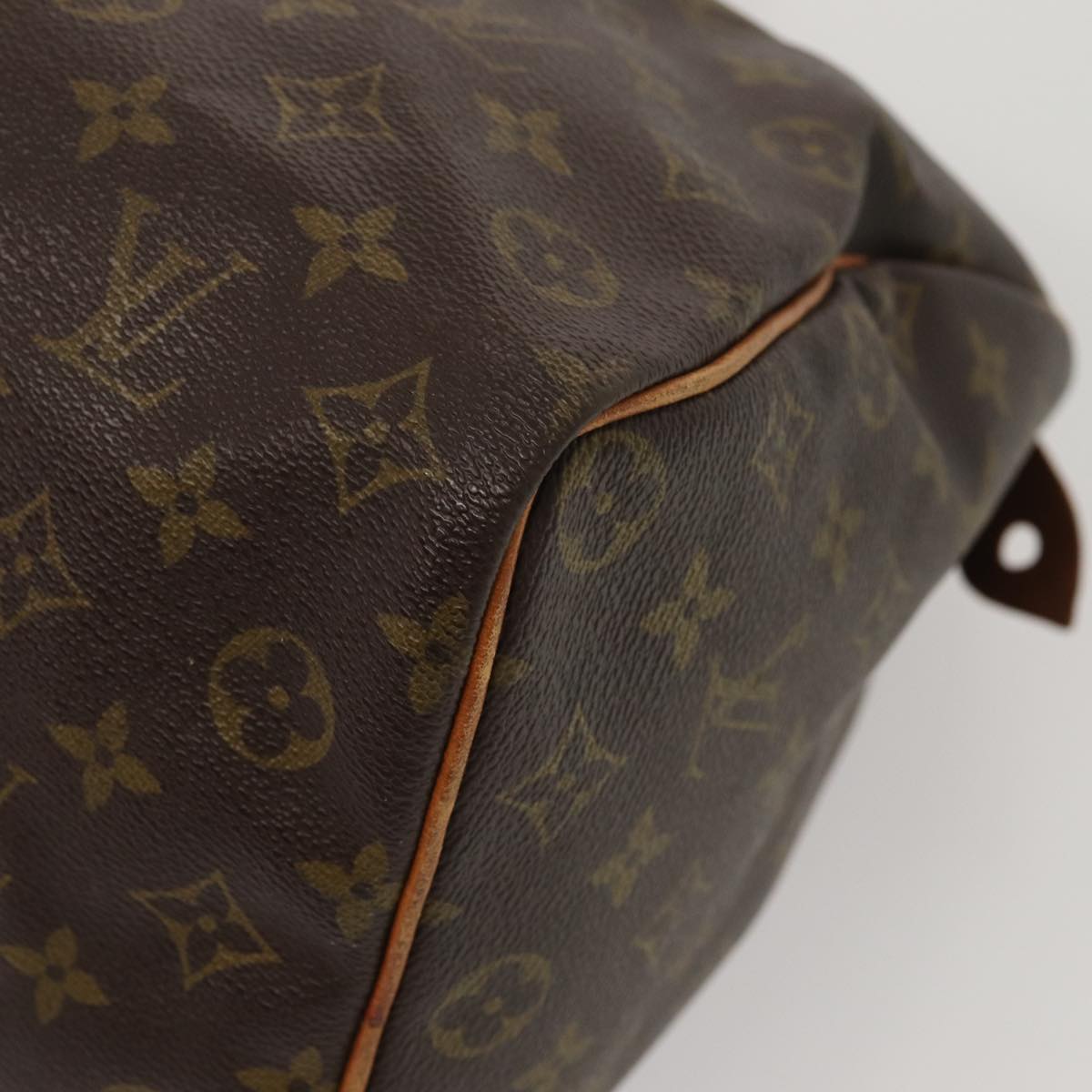 LOUIS VUITTON Monogram Speedy 35 Hand Bag M41524 LV Auth 83556