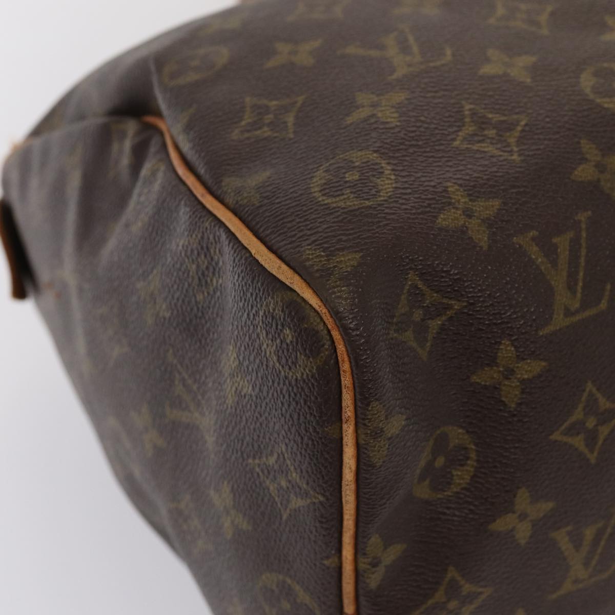 LOUIS VUITTON Monogram Speedy 35 Hand Bag M41524 LV Auth 83556