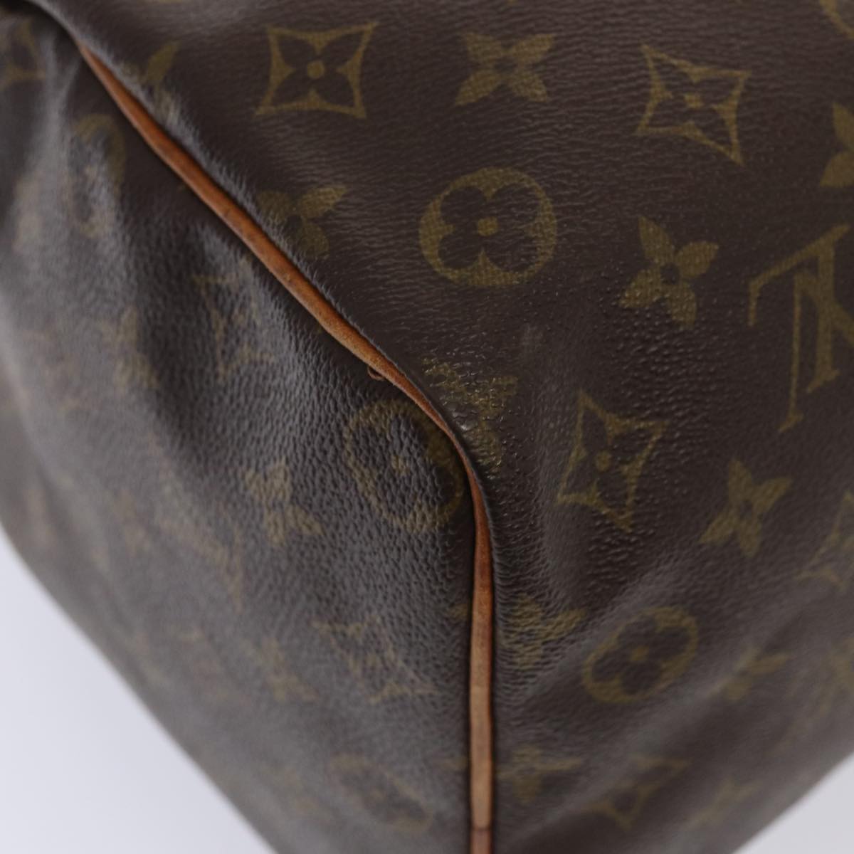 LOUIS VUITTON Monogram Speedy 35 Hand Bag M41524 LV Auth 83556