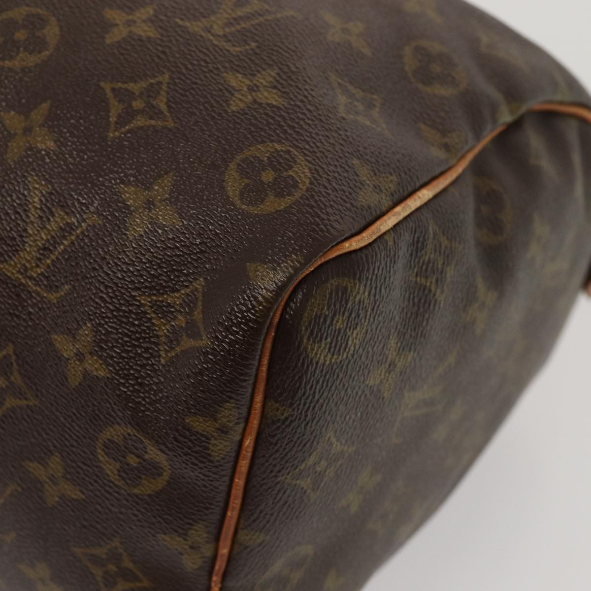 LOUIS VUITTON Monogram Speedy 35 Hand Bag M41524 LV Auth 83557