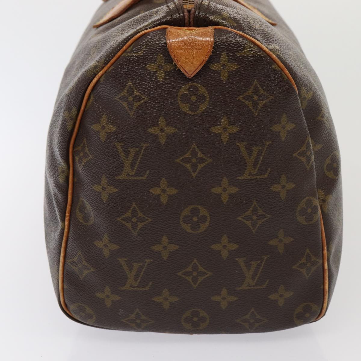 LOUIS VUITTON Monogram Speedy 35 Hand Bag M41524 LV Auth 83557