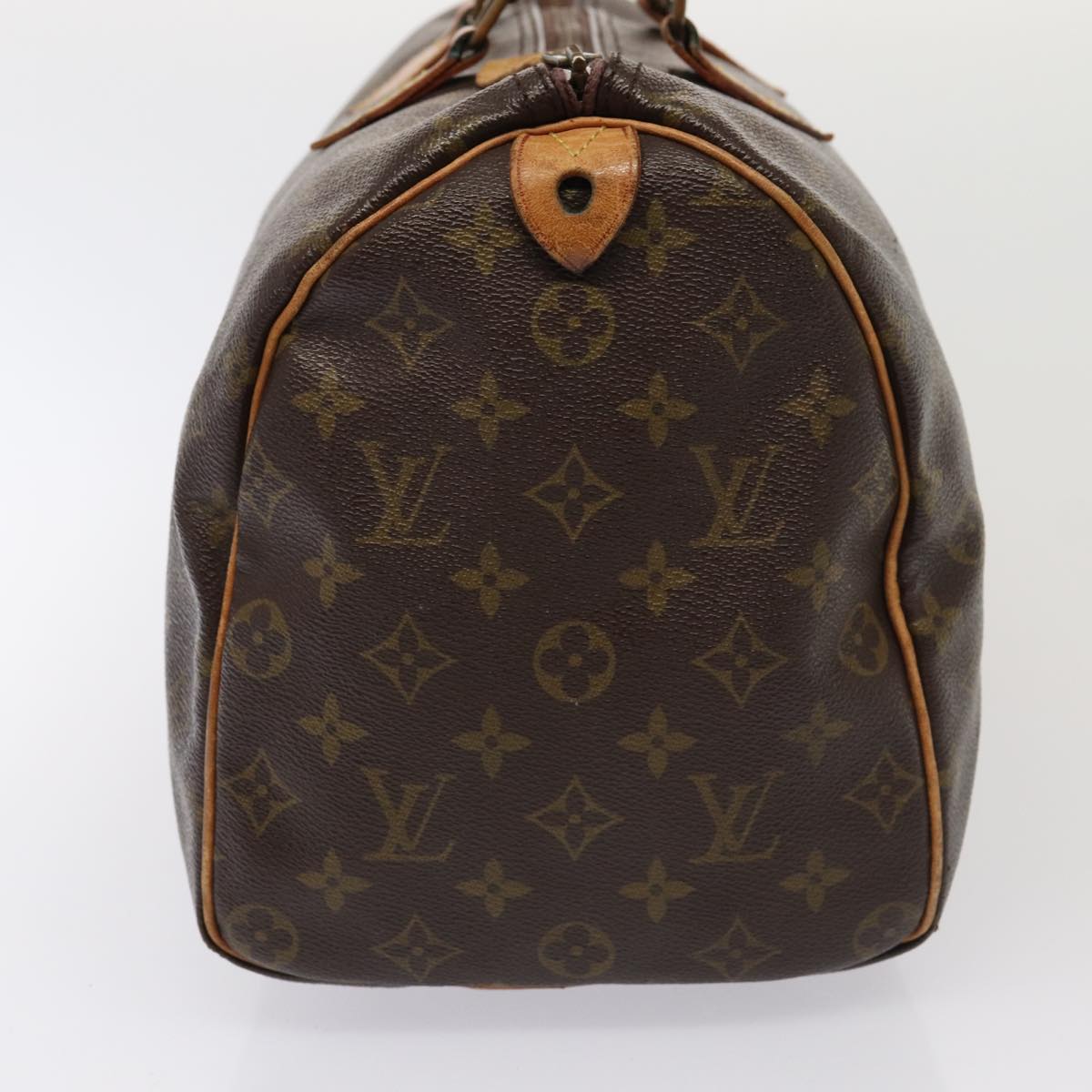 LOUIS VUITTON Monogram Speedy 35 Hand Bag M41524 LV Auth 83557