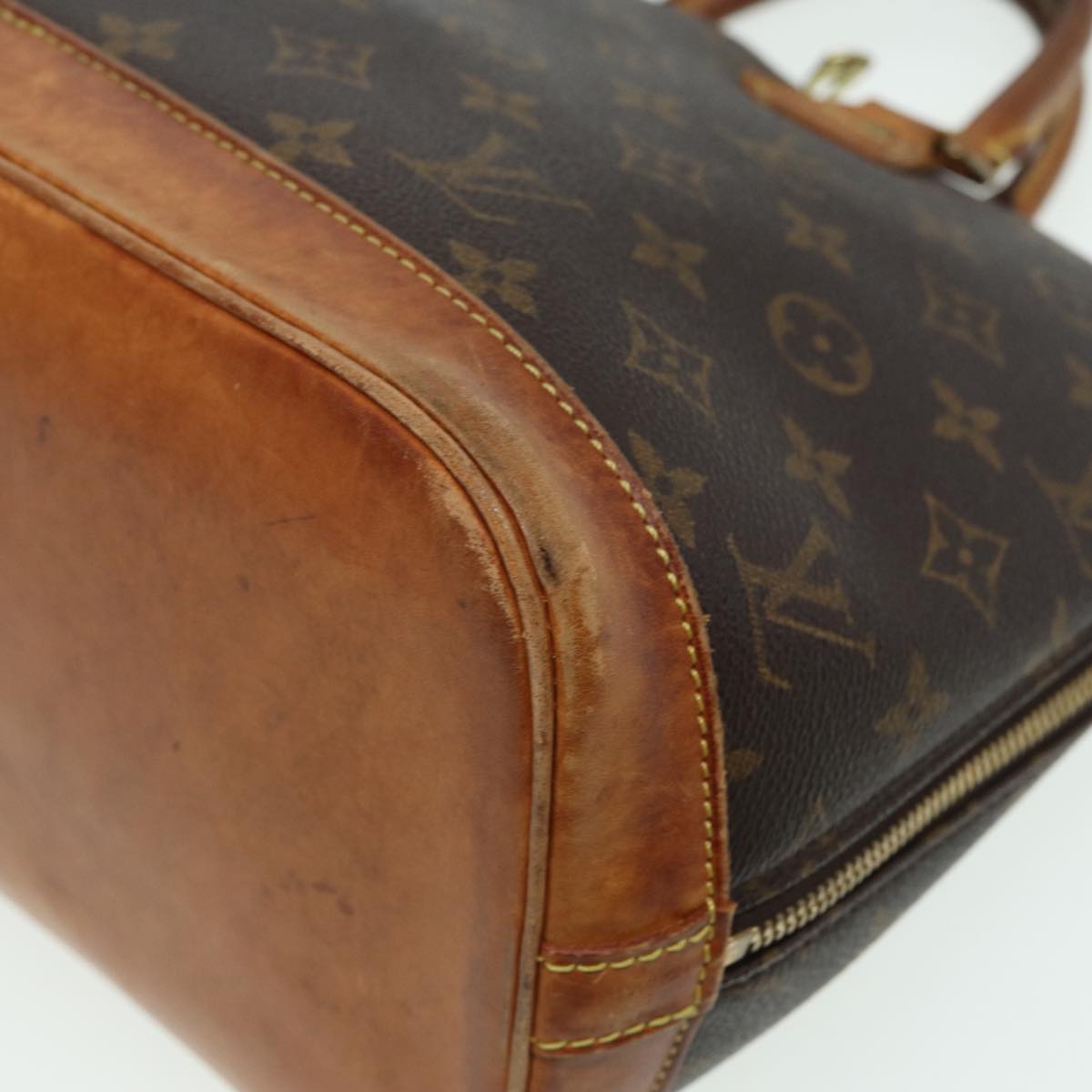 LOUIS VUITTON Monogram Alma Hand Bag M51130 LV Auth 83559