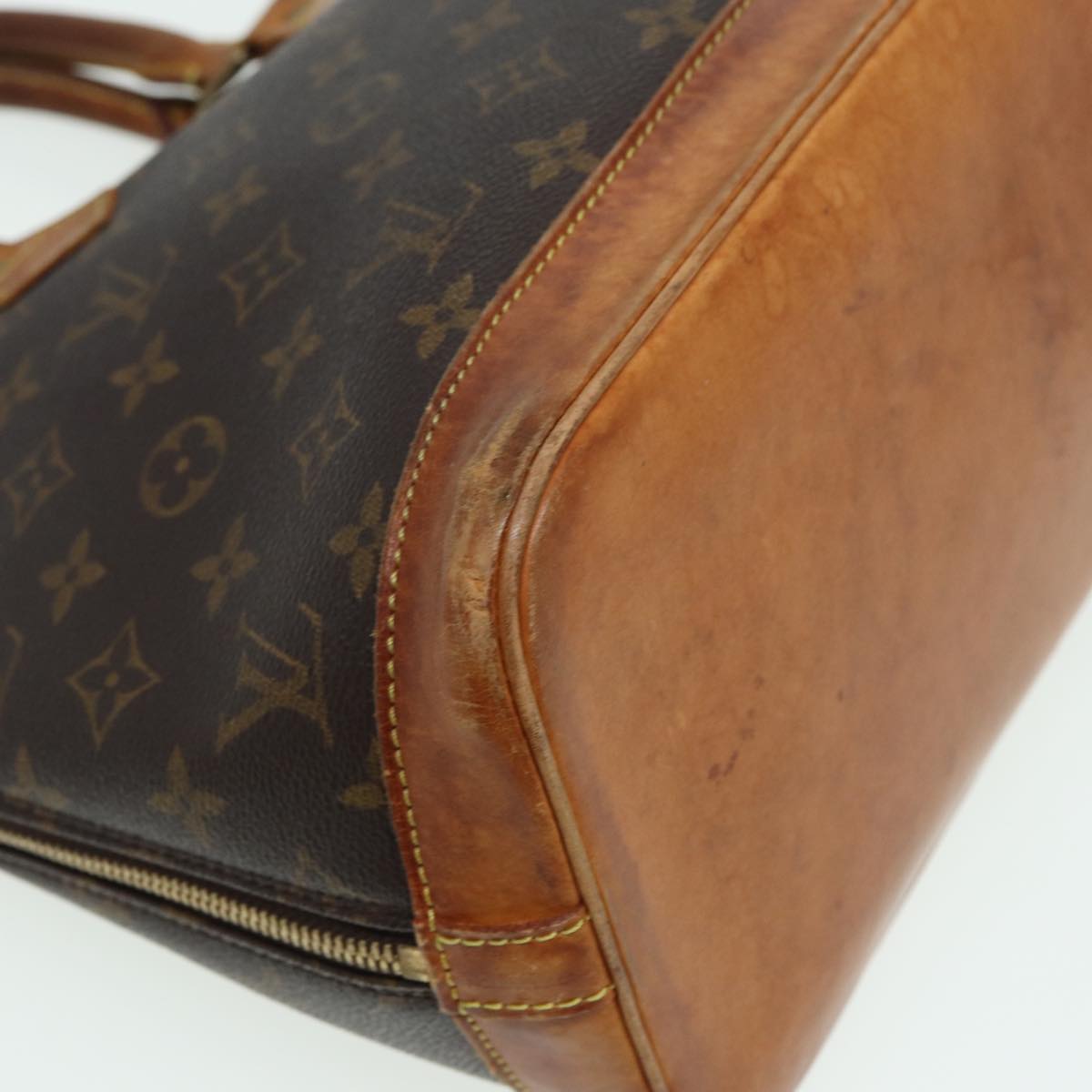 LOUIS VUITTON Monogram Alma Hand Bag M51130 LV Auth 83559