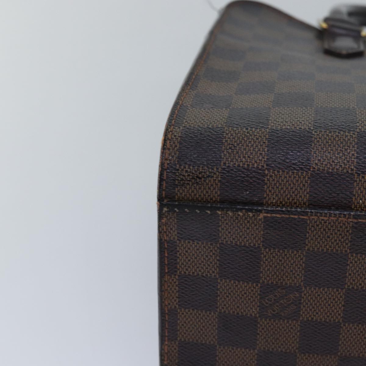 LOUIS VUITTON Damier Ebene Triana Hand Bag N51155 LV Auth 83561