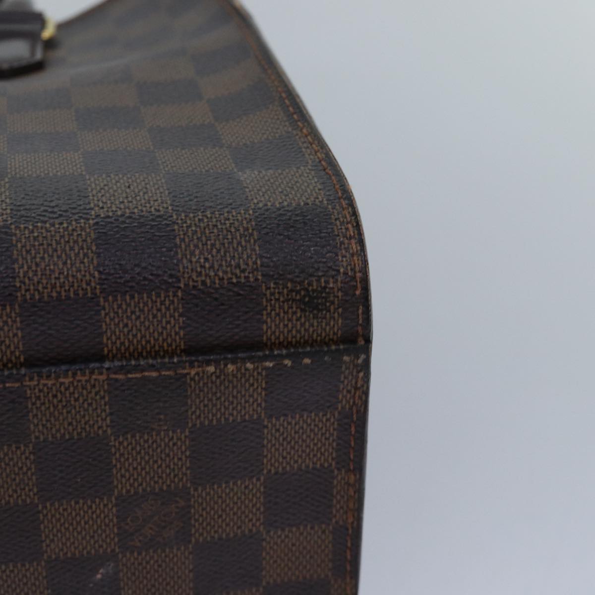 LOUIS VUITTON Damier Ebene Triana Hand Bag N51155 LV Auth 83561