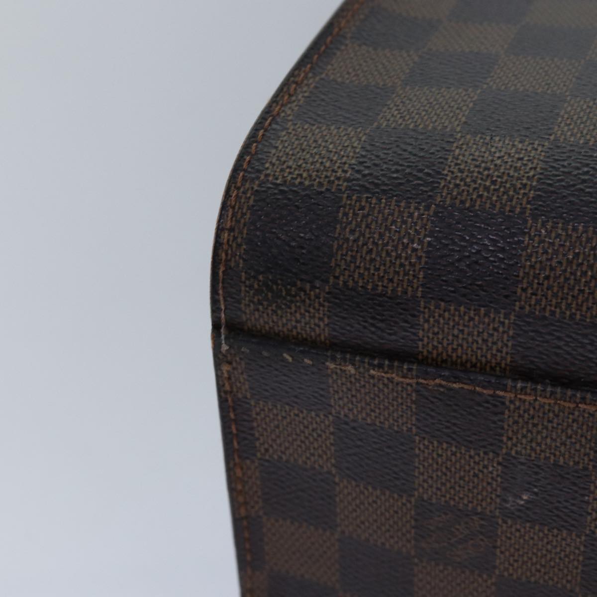 LOUIS VUITTON Damier Ebene Triana Hand Bag N51155 LV Auth 83561