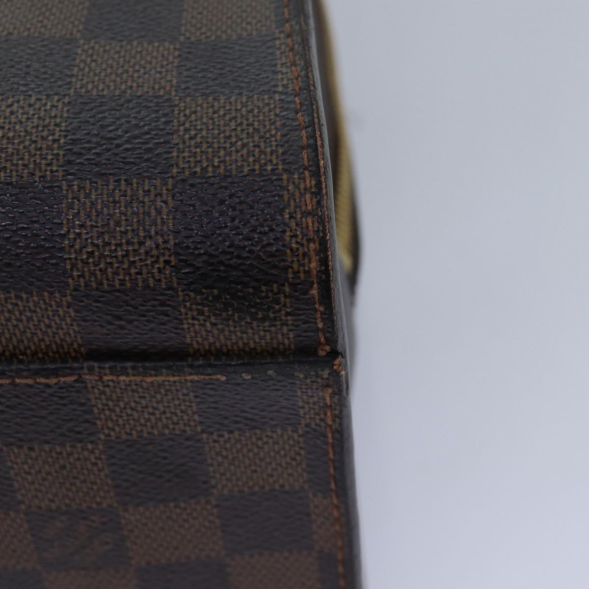 LOUIS VUITTON Damier Ebene Triana Hand Bag N51155 LV Auth 83561