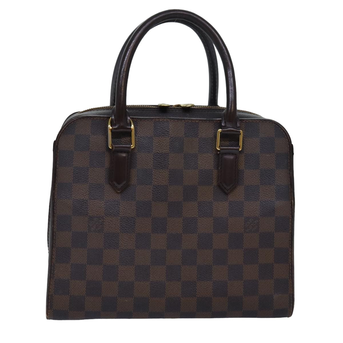 LOUIS VUITTON Damier Ebene Triana Hand Bag N51155 LV Auth 83561