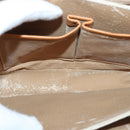 CELINE Macadam Canvas Shoulder Bag PVC Leather Brown Auth 83573-11