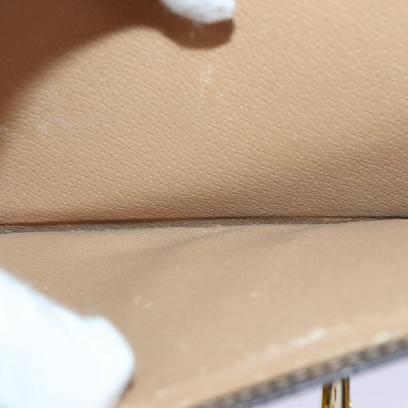 CELINE Macadam Canvas Umhängetasche PVC Leder Braun Auth 83573