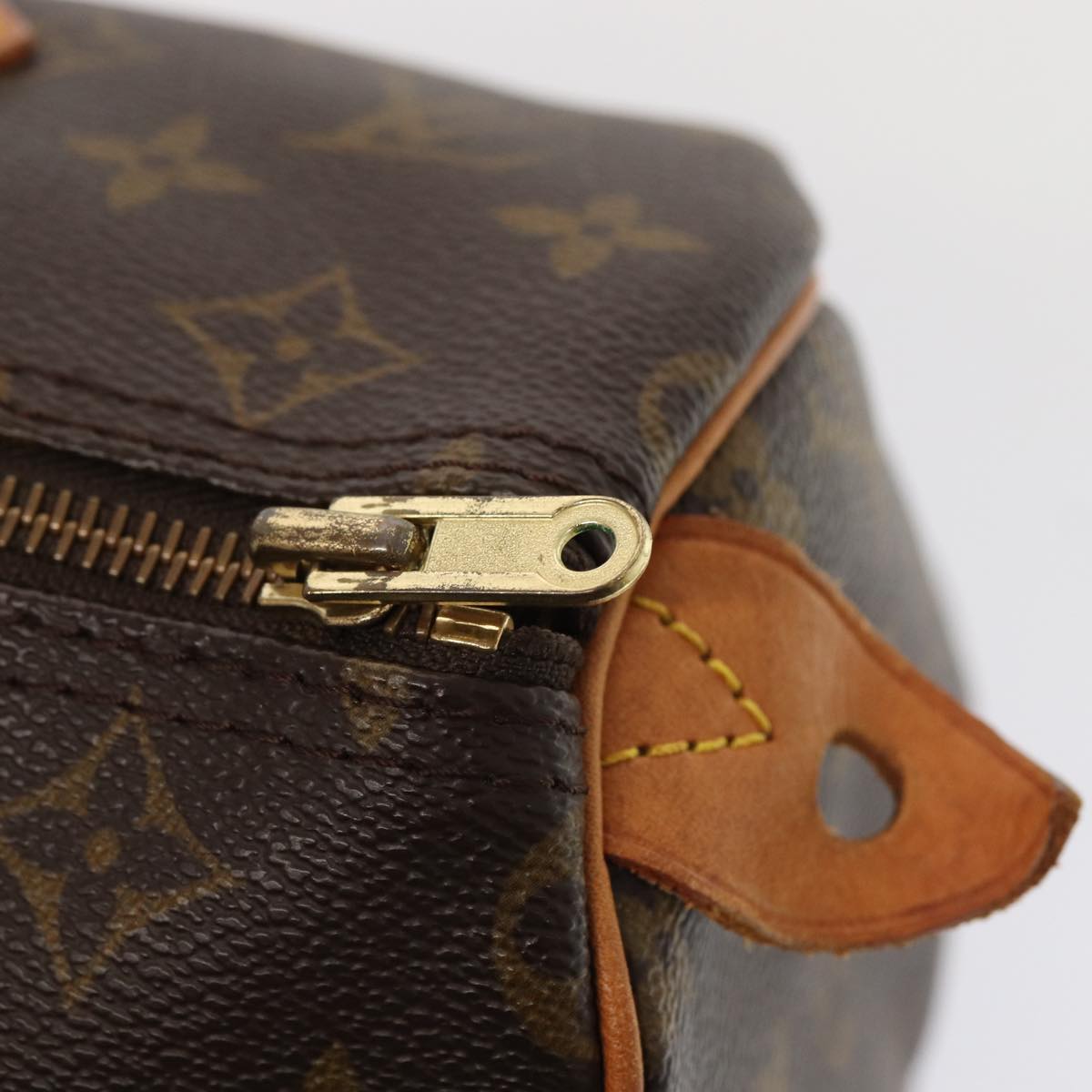 LOUIS VUITTON Monogram Speedy 30 Hand Bag M41526 LV Auth 83578