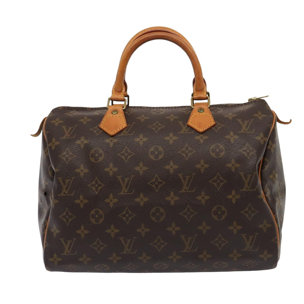 LOUIS VUITTON Monogram Speedy 30 Hand Bag M41526 LV Auth 83578