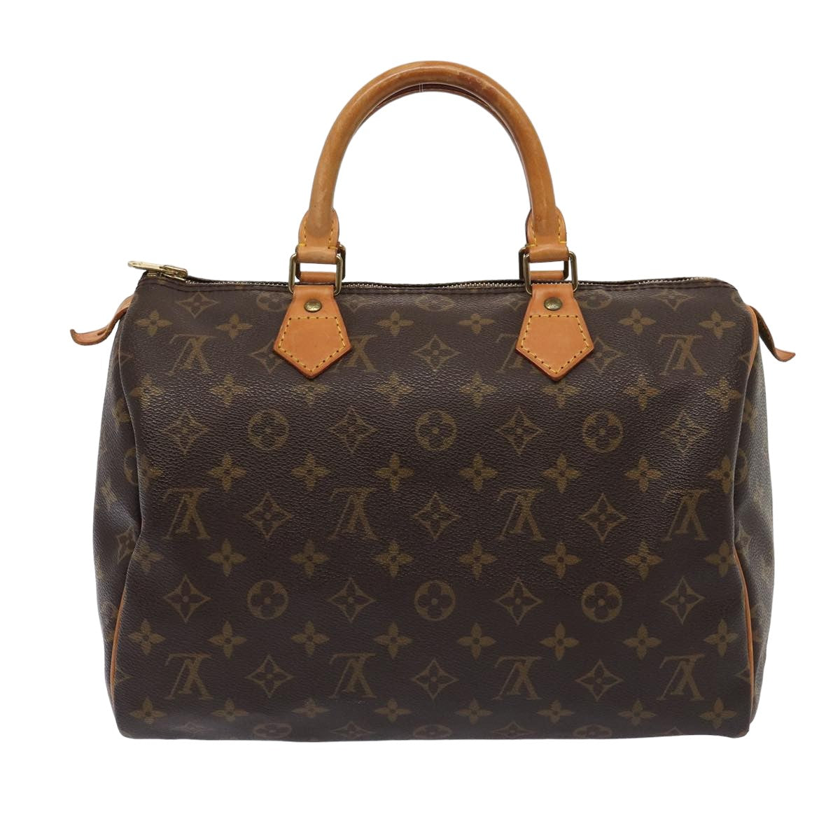 LOUIS VUITTON Monogram Speedy 30 Hand Bag M41526 LV Auth 83578