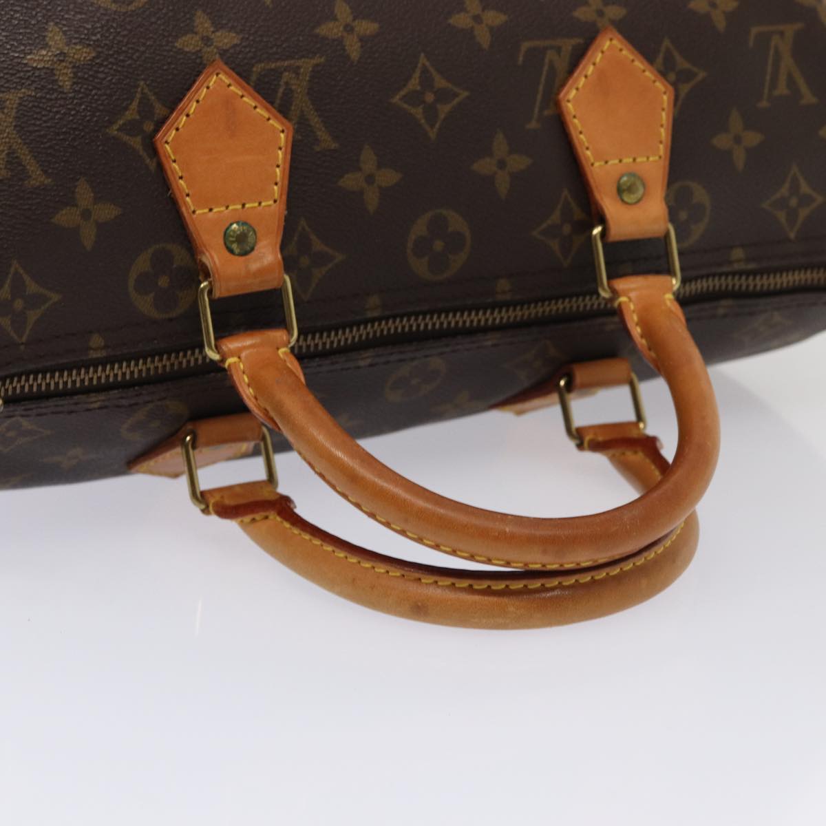 LOUIS VUITTON Monogram Speedy 30 Hand Bag M41526 LV Auth 83578