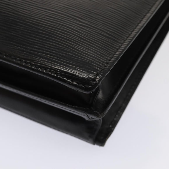 LOUIS VUITTON Epi Angian Shoulder Bag 2way Black M52112 LV Auth 83584