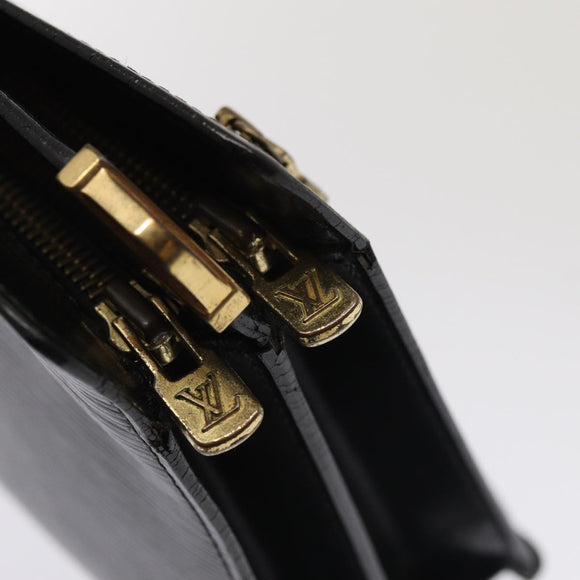 LOUIS VUITTON Epi Angian Shoulder Bag 2way Black M52112 LV Auth 83584