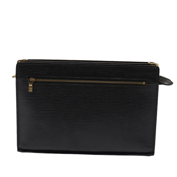 LOUIS VUITTON Epi Angian Shoulder Bag 2way Black M52112 LV Auth 83584